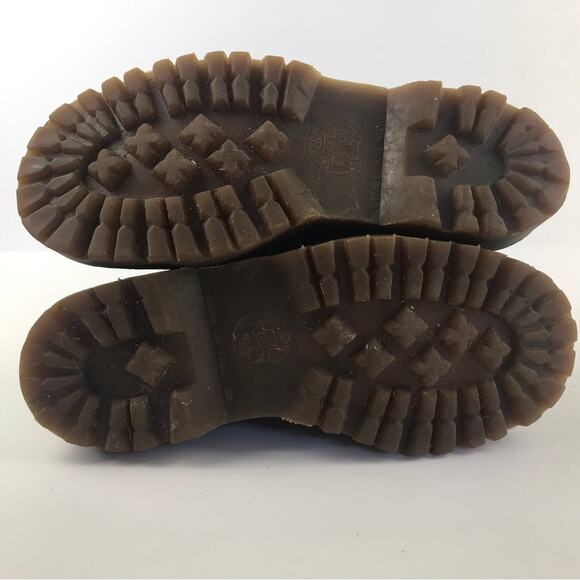 Vintage 90s Doc Dr Martens 1460 Style Leather Made in England Round Logo Boots - Picture 5 of 15